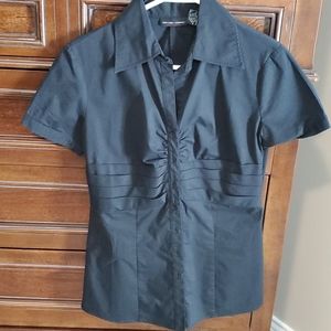 Tailored look black shirt